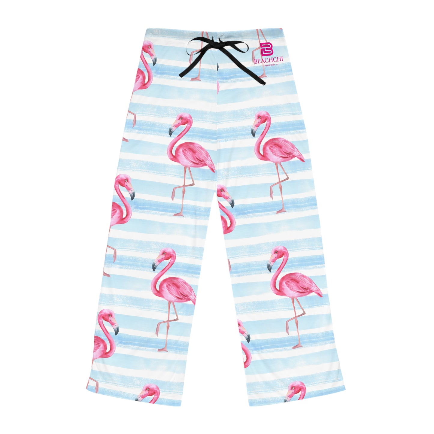 Pajama Pants, Beachy Flamingo Women's Pajama Pant, Soft Summer Lounge Wear, Cute Gift, Cozy Sleepwear, Cozy Pants, Loungewear