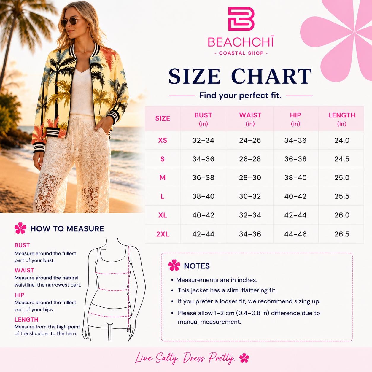 Beachchi Bomber Jacket |Tropical Palm Pattern Women's Varsity Jacket | Satin Jacket