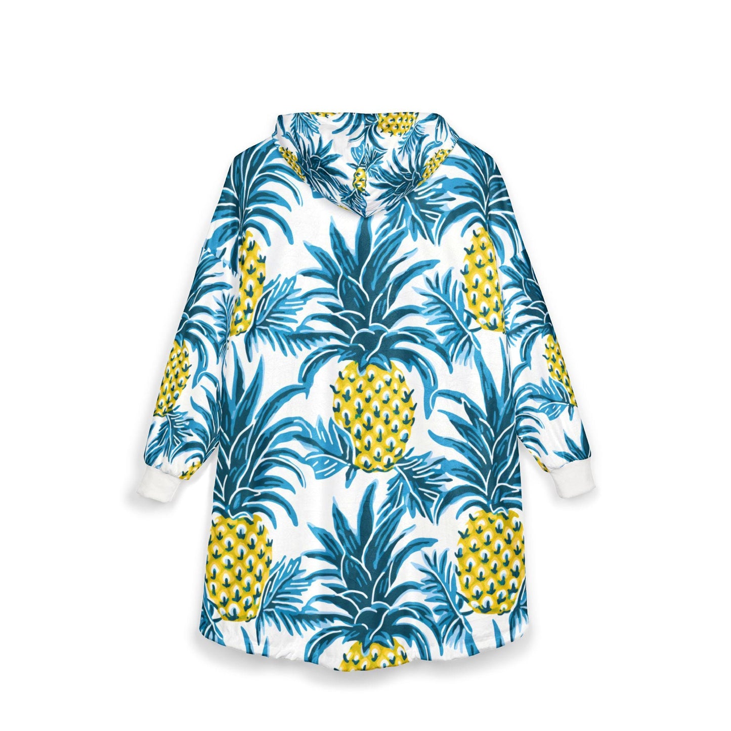 Beachchi Surf Robe | Hawaiin Print Cover-Up |Vacation Essential | Hooded Blanket | Tropical Fruit Print Cozy Wearable Blanket