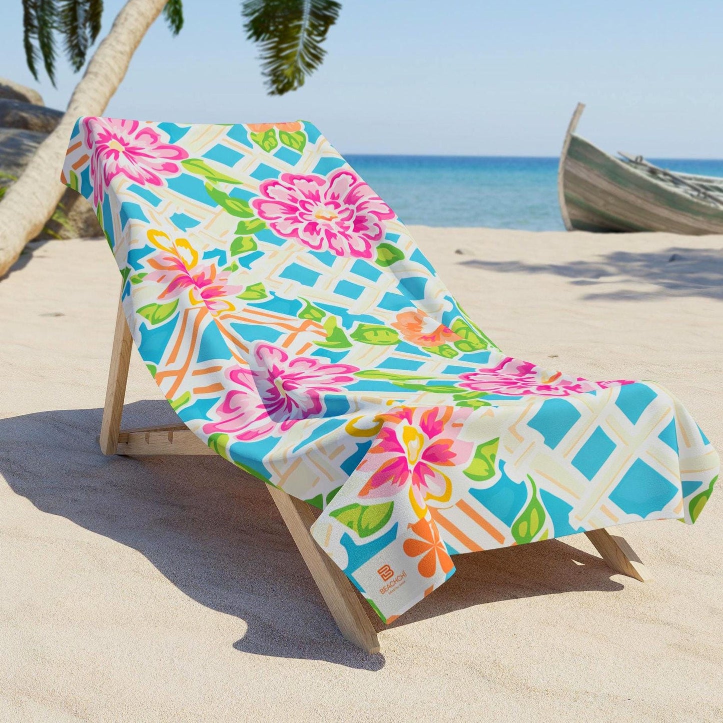Floral Oversized Beach Towel Beach Towel | Pool Towel, Vacation Essential