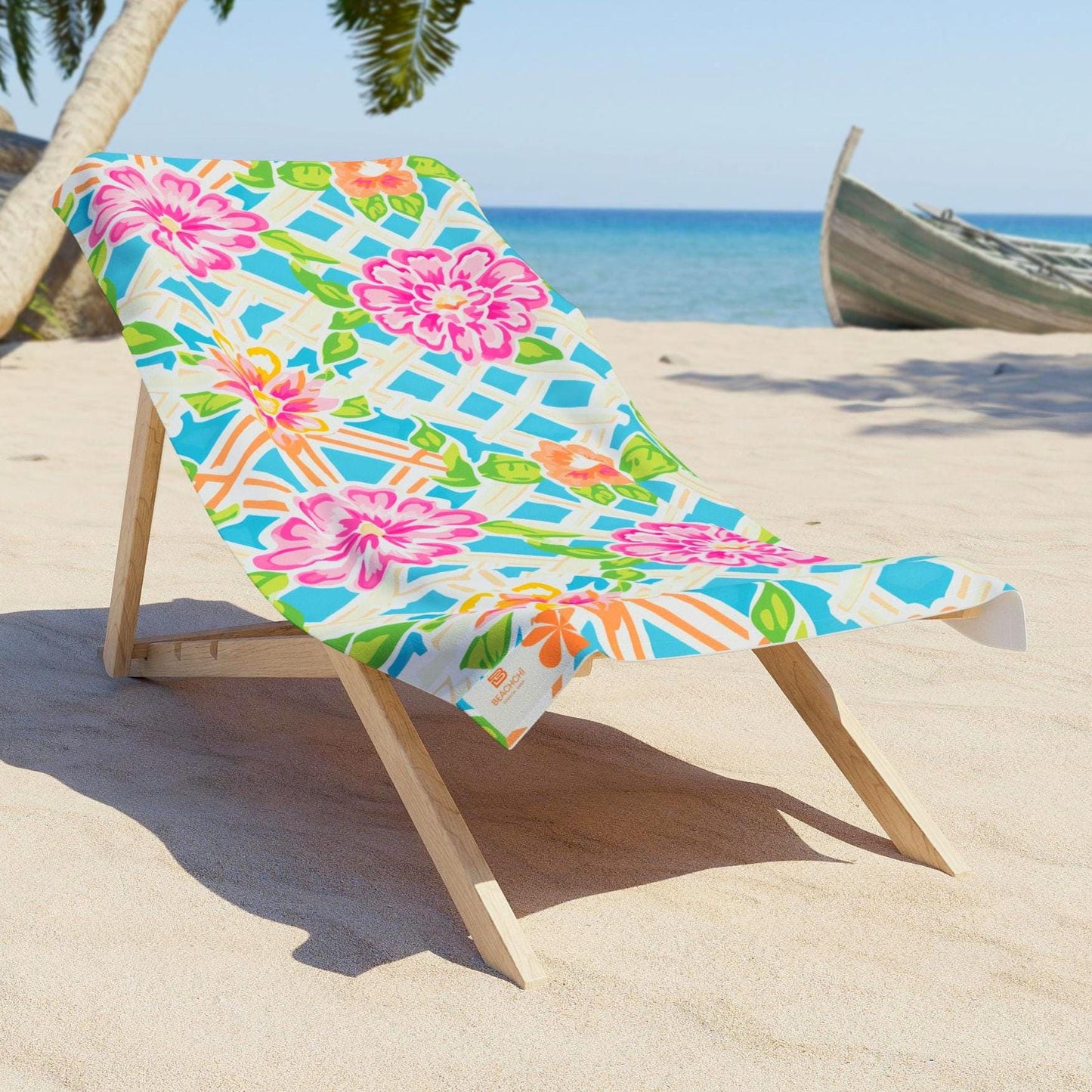 Floral Oversized Beach Towel Beach Towel | Pool Towel, Vacation Essential