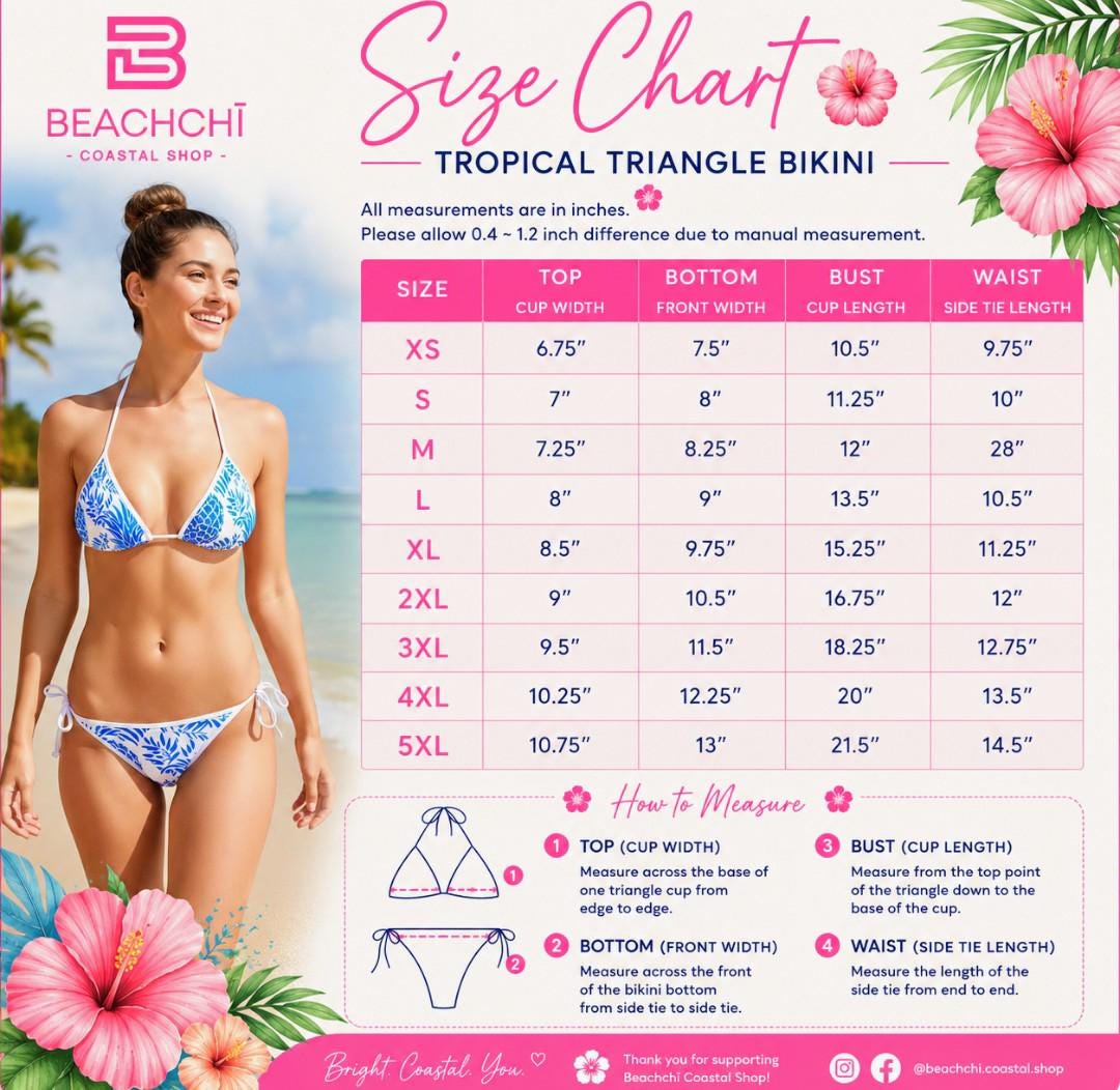 Blue Pineapple Bikini Swimsuit | Tropical Pineapple Print, Vacation Swimwear