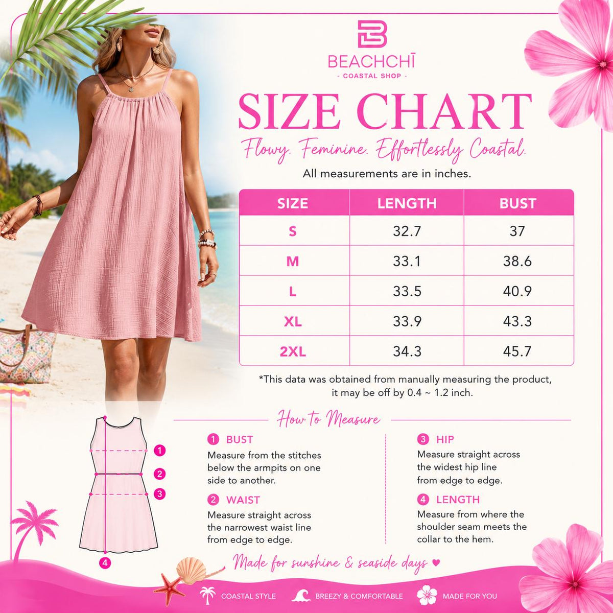 Beachchi lightweight gauze dress|spaghetti strap sundress|resort wear