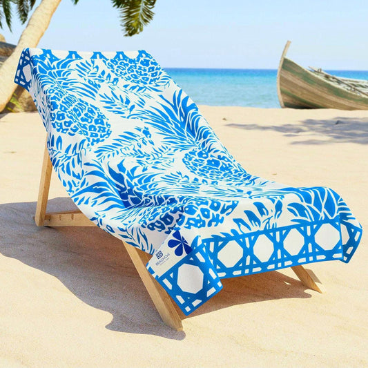 Oversized Beach Towel, Pool Towel, Blue Hawaii Collection, Vacation Essential