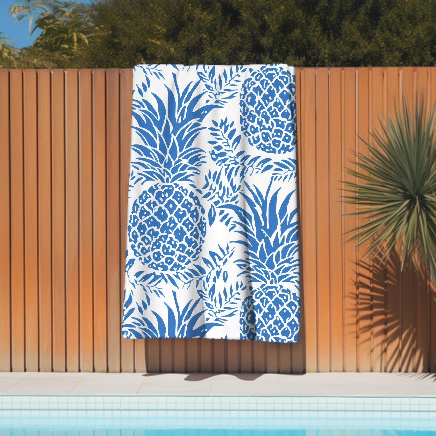 Oversized Beach Towel, Pool Towel, Blue Hawaii Collection, Vacation Essential