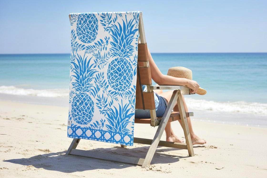 Oversized Beach Towel, Pool Towel, Blue Hawaii Collection, Vacation Essential