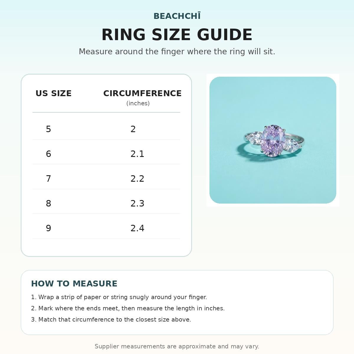 3 Stone Moissanite Ring