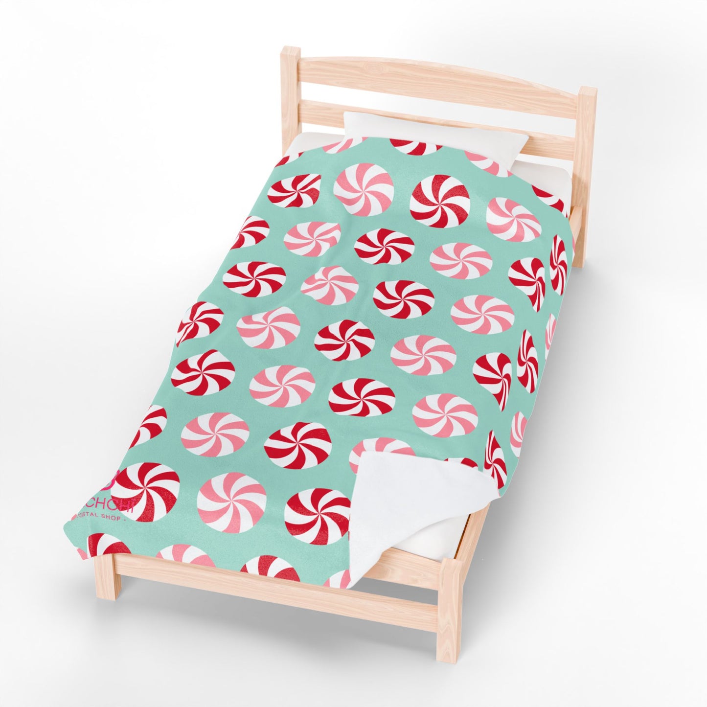 Holiday Velveteen Blanket, 3 Sizes, Bedding, Cozy Throw  Blanket, Home Décor, Soft Plush Blanket, Coastal Décor, Warm Coverup, Beachchi Blanket