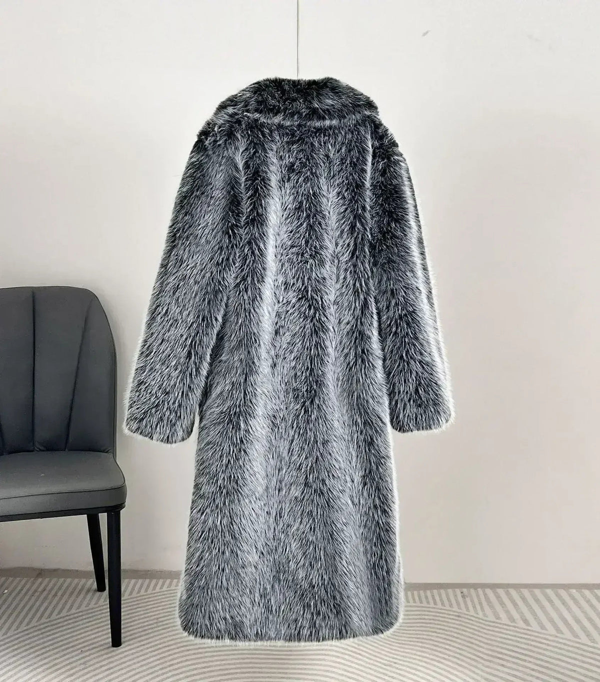 Women’s Long Faux Fur Maxi Coat | Luxe Winter Coat