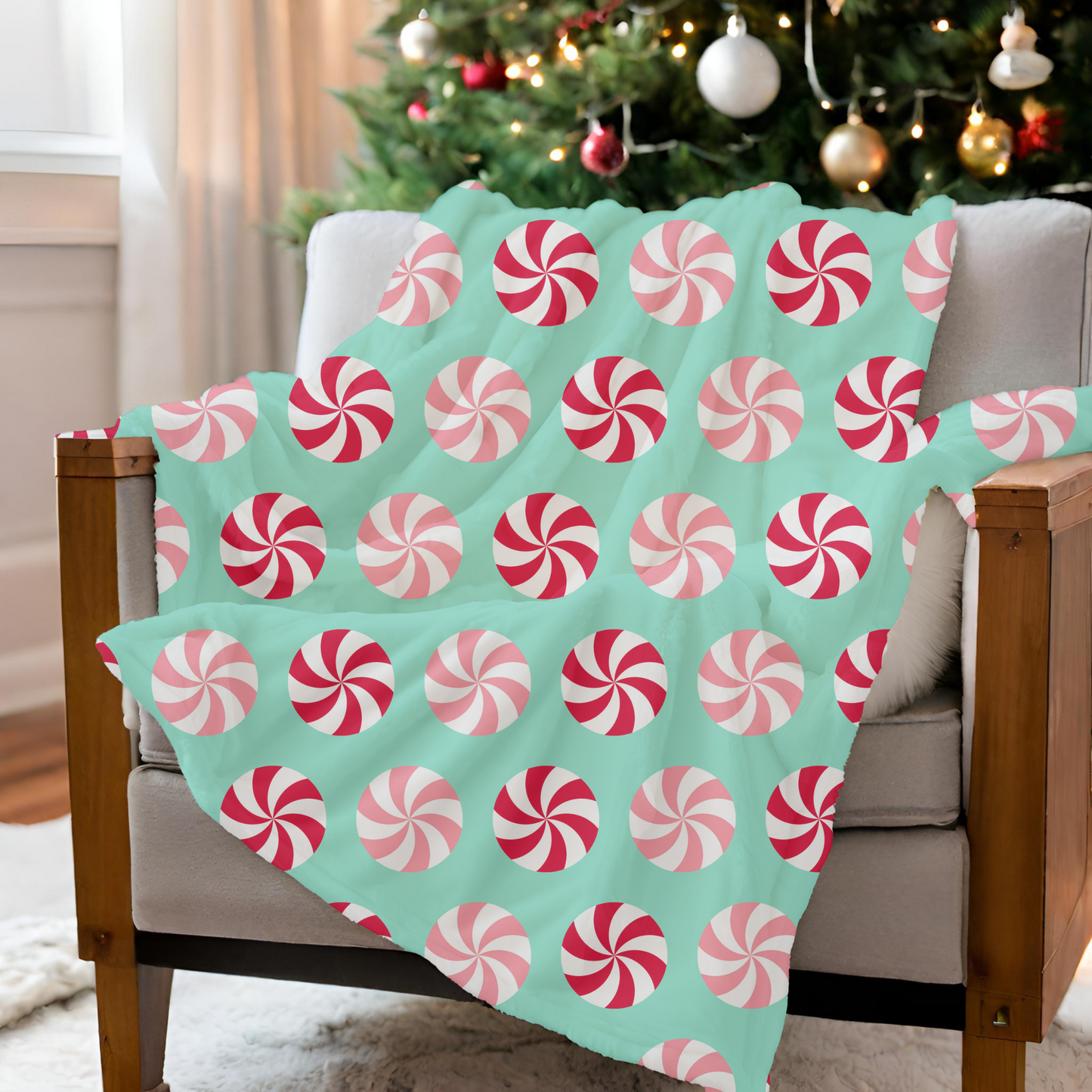 Holiday Velveteen Blanket, 3 Sizes, Bedding, Cozy Throw  Blanket, Home Décor, Soft Plush Blanket, Coastal Décor, Warm Coverup, Beachchi Blanket